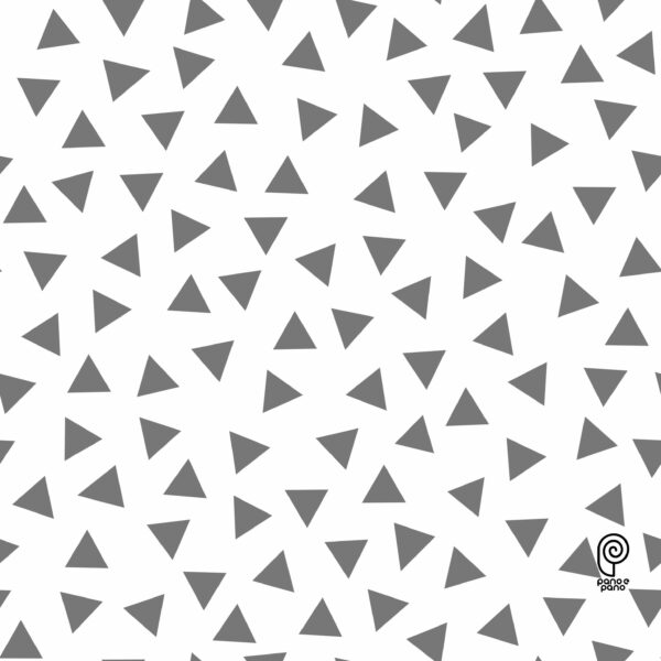 P&P013 triângulo minimalista - Cinza