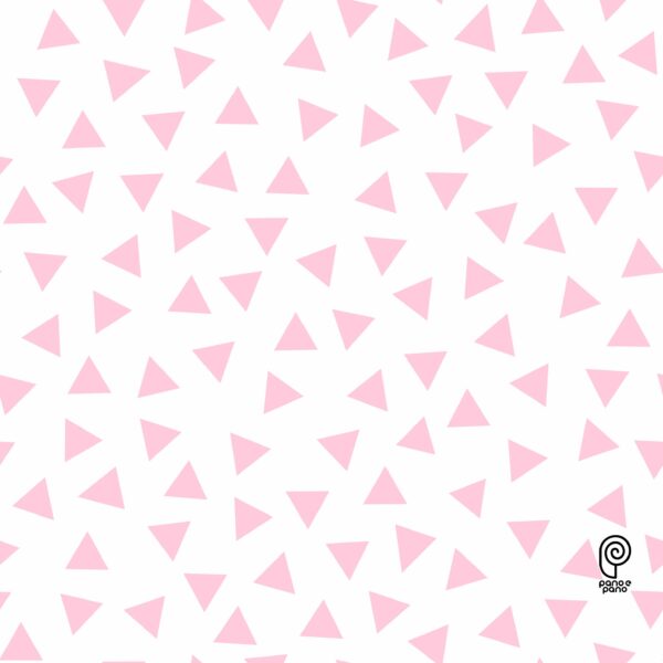 P&P013 triângulo minimalista - Rosa