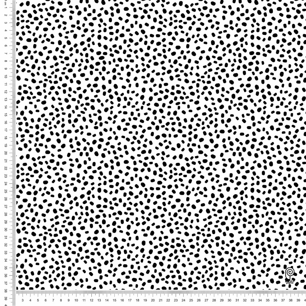 P&P014 Poá Irregular - Preto RÉGUA