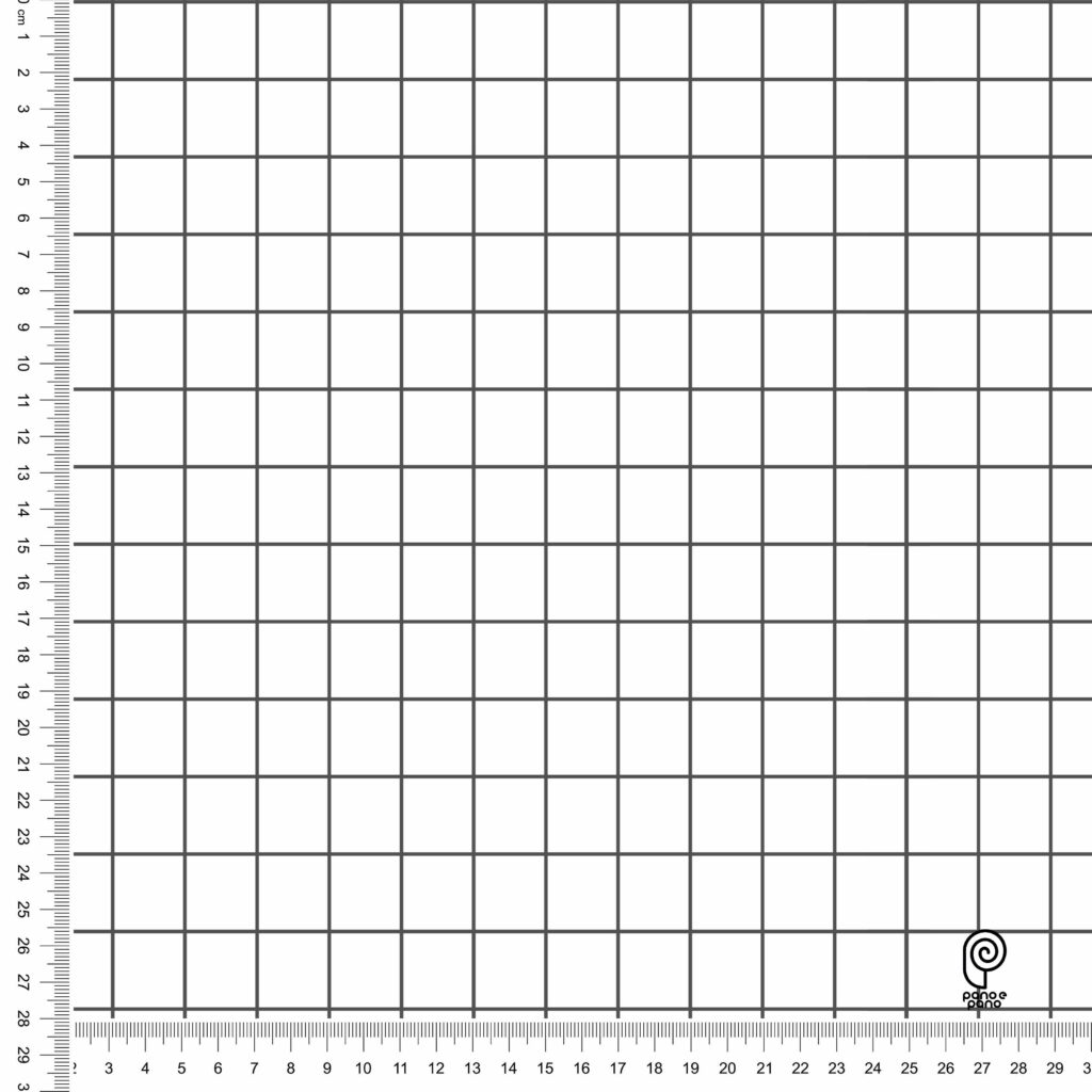 P&P015 Xadrez linha - Chumbo RÉGUA