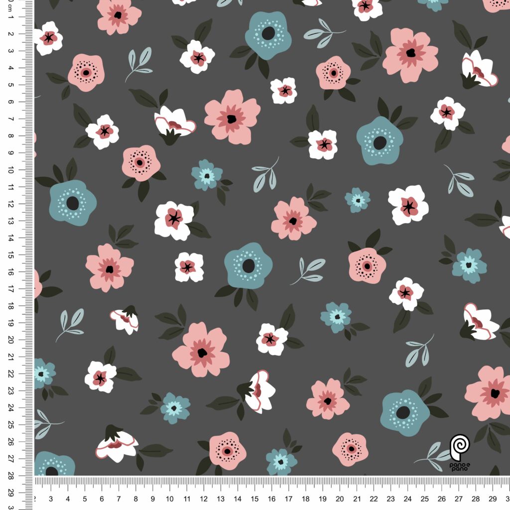P&P018 Floral Liberty - Chumbo RÉGUA