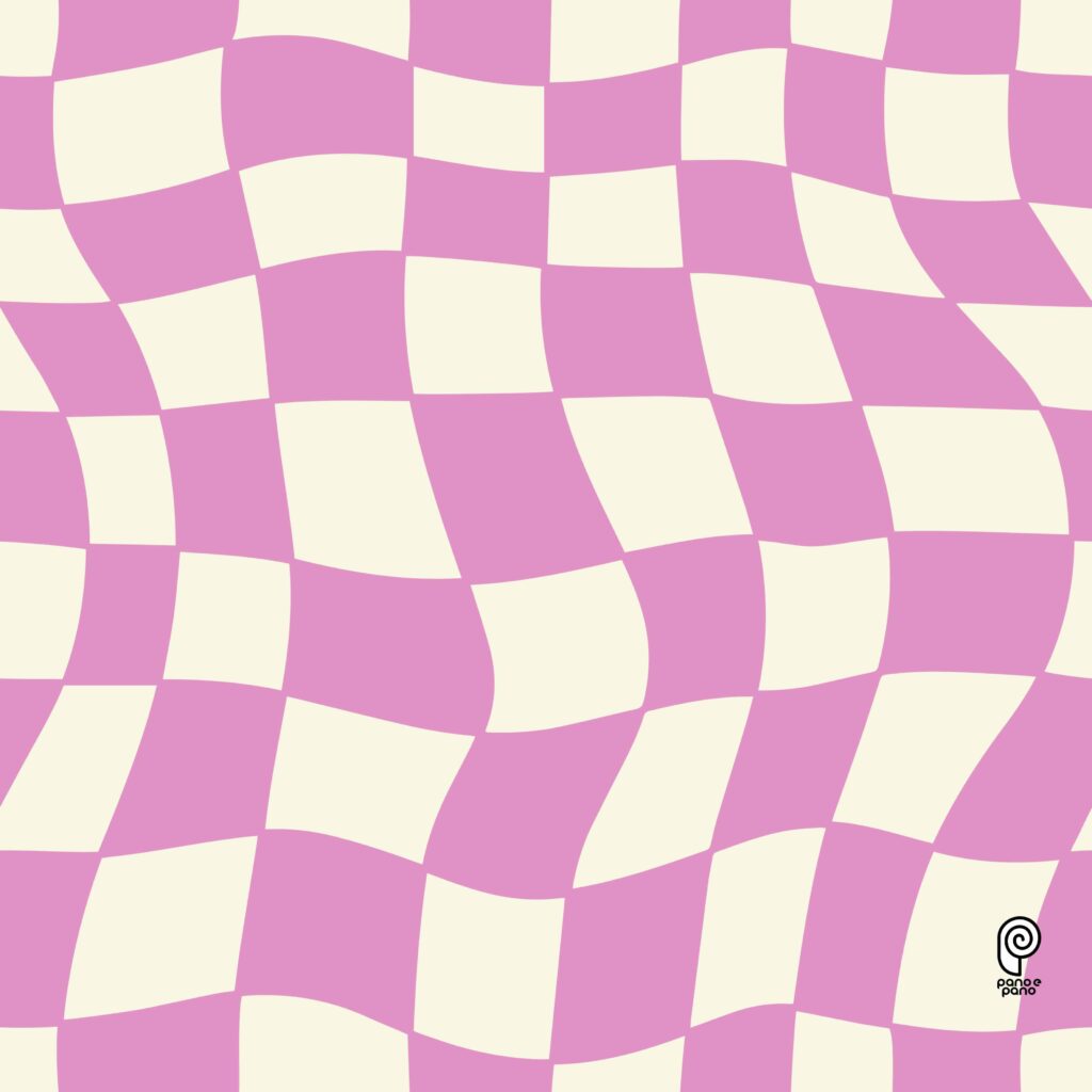 P&P037 Xadrez ondas - Creme