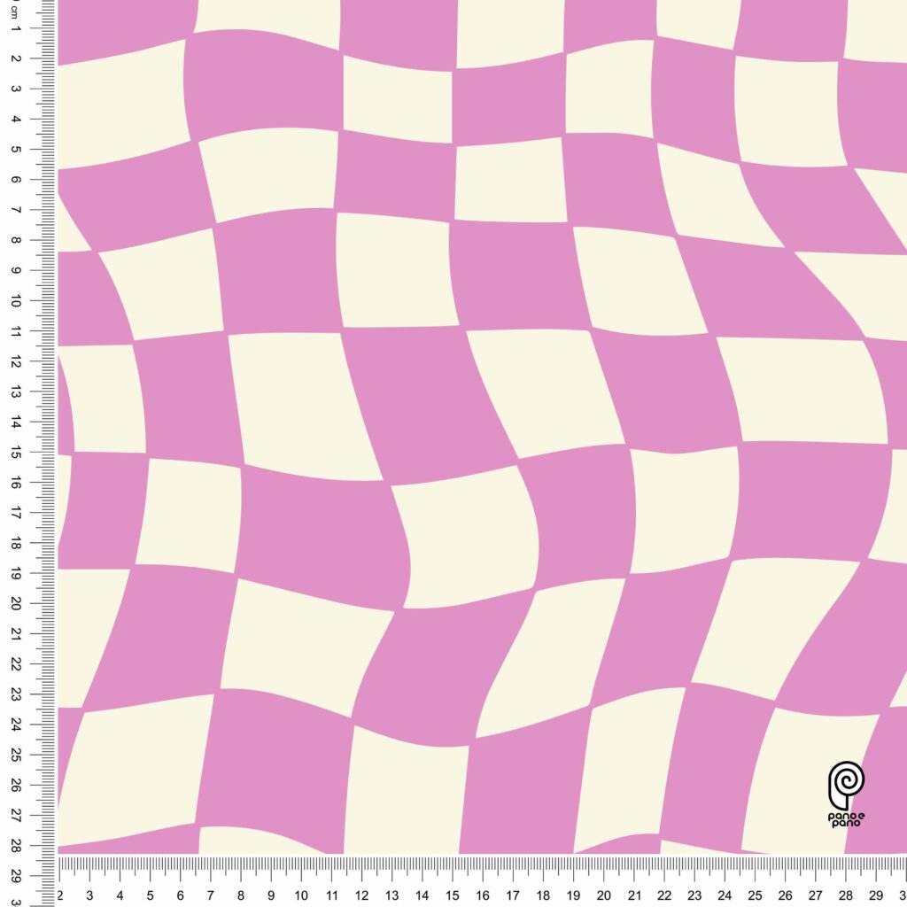 P&P037 Xadrez ondas - Creme RÉGUA