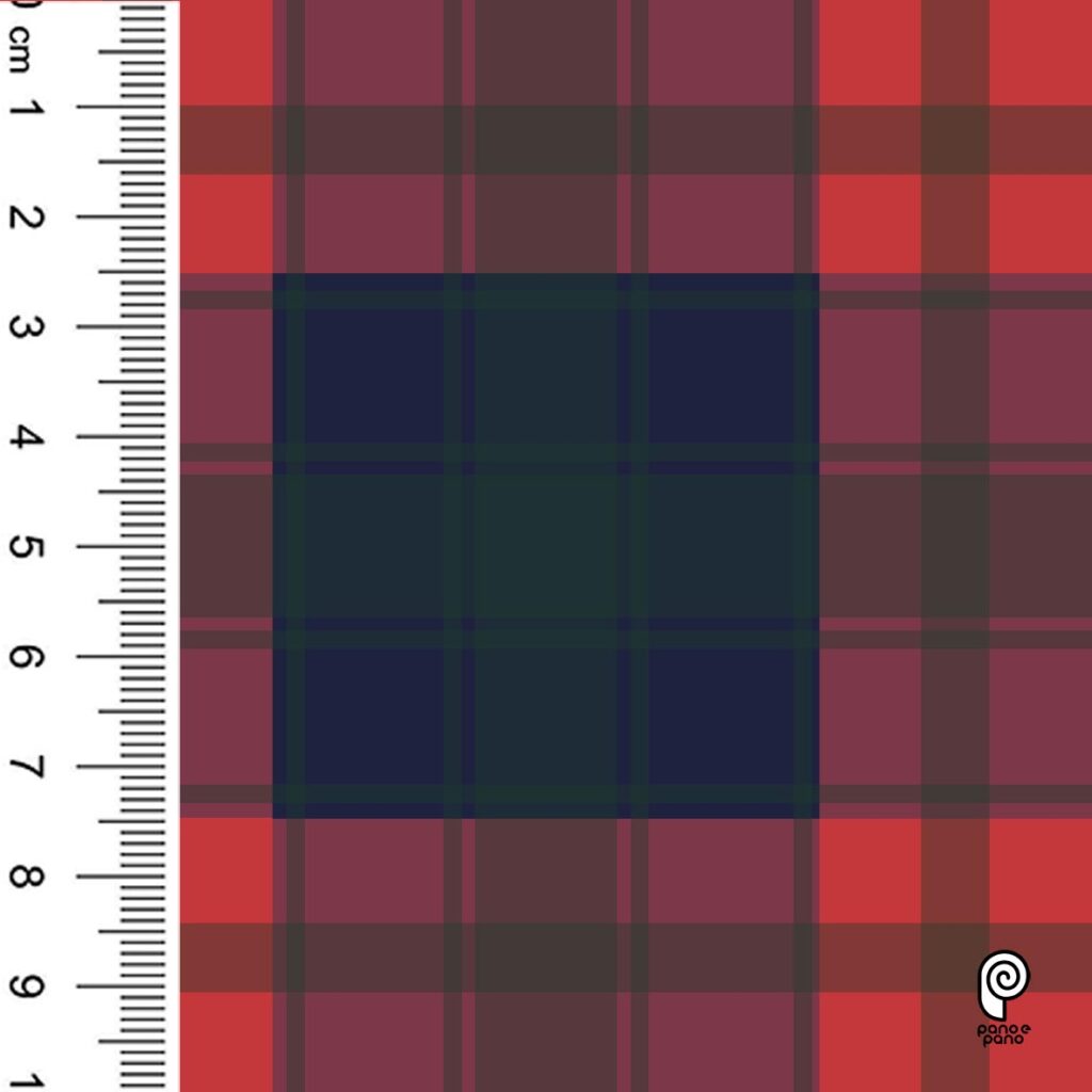 P&P088 - Xadrez Vermelho - Régua